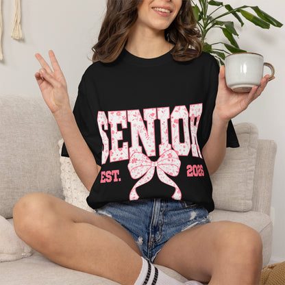 Senior Est. 2026 T-Shirt — Floral Design