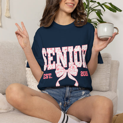 Senior Est. 2026 T-Shirt — Floral Design